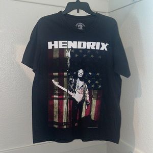 Authentic Hendrix Brand Jimi Hendrix American Flag Tee